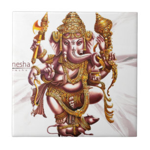 Carreau Charme de bonne chance de seigneur Ganesh