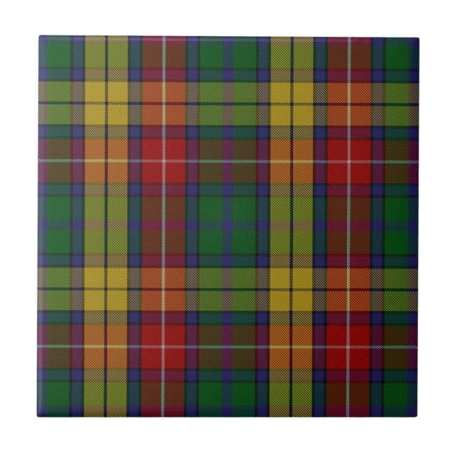 Carreau Chasse au clan de Buchanan Tartan Plaid (Devant)