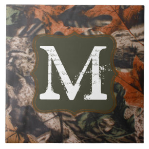 Carreau Chasse Camo Chasseurs Camoufle Monogramme Display