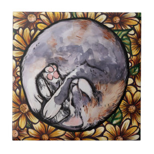 Carreau Chat Calico Kitty, Dilute