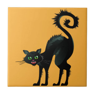 Carreau Chat noir de Spooky