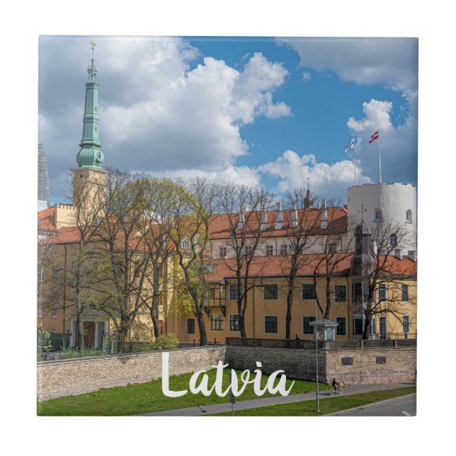 Carreau Château de Riga à Riga, Lettonie (Devant)