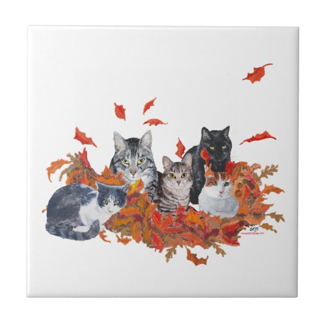 Carreau Chats Kitty Halloween (Devant)
