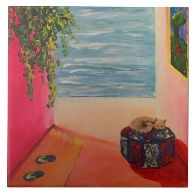 Carreau Chatte sur la Côte (Devant)