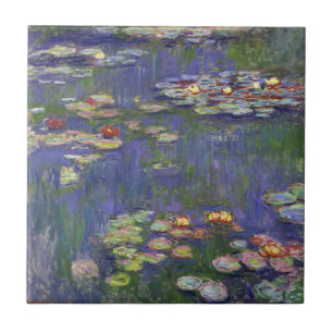 Carreau Chefs-d'œuvre de peinture de Nymphéas de Monet