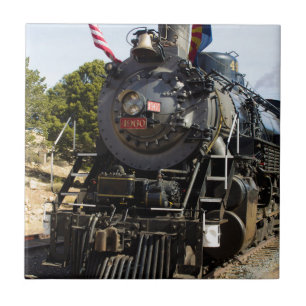Carreau Chemin de fer du Grand Canyon locomotive à vapeur 