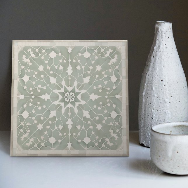 Carreau Cheminée arrière-bain en fibre verte Repro (Créateur téléchargé)