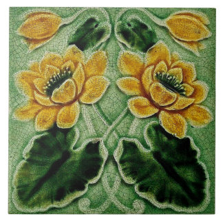 Carreau Cheminée en céramique murale style Art nouveau