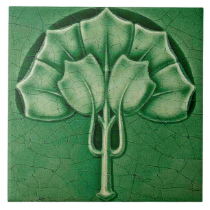 Carreau Cheminée en céramique murale style Art nouveau