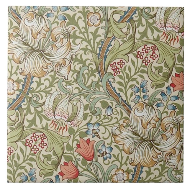 Carreau Cheminée en céramique William Morris conceptions 0 (Devant)