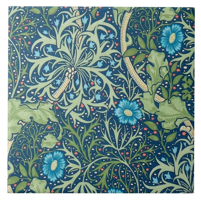Carreau Cheminée en céramique William Morris conceptions 0 (Devant)