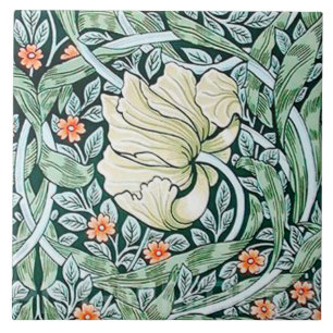 Carreau Cheminée en céramique William Morris conceptions 0