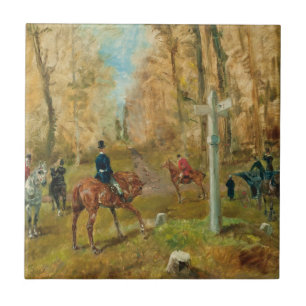 Carreau Chemins de DES de croisee de La, 1883 (huile sur