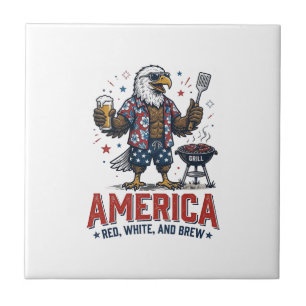 Carreau Chemise America Red White And Brew Eagle BBQ (7)_1