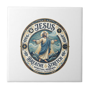 Carreau Chemise de bien-être Jésus Mouvement Douce Foi Bas