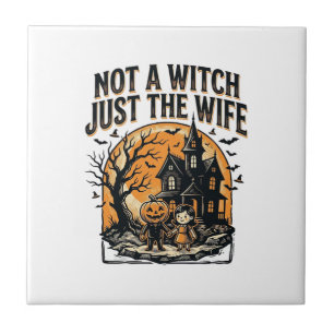 Carreau Chemise de femme Halloween Design de maison hantée