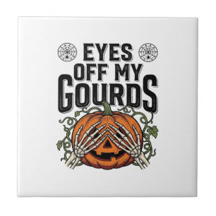 Carreau Chemise drôle de pumpkin yeux de mes citrouilles H