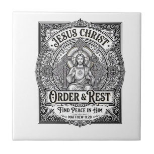 Carreau Chemise graphique chrétienne Jésus Débarrasse Mais