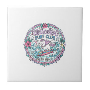 Carreau Chemise graphique ludique d'Unicorn Surf Club_1