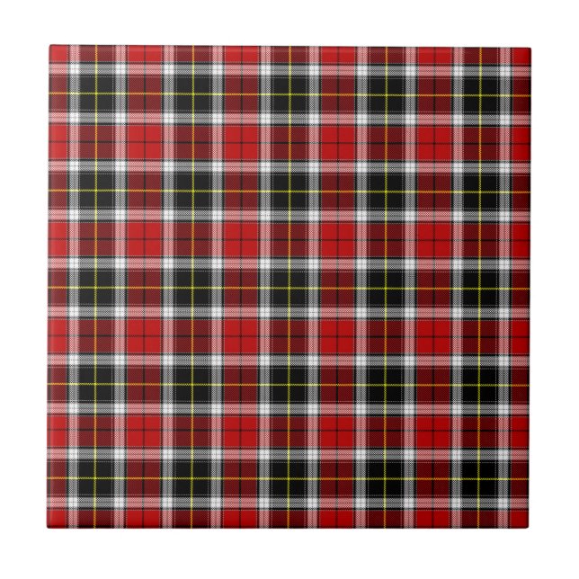 Carreau Chèques Brown rouges plaid Motif-52626 (Devant)