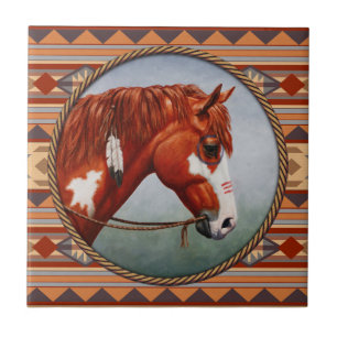 Carreau Chestnut Pinto Horse Southwest