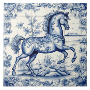 Carreau Cheval de Carrousel Toile Français