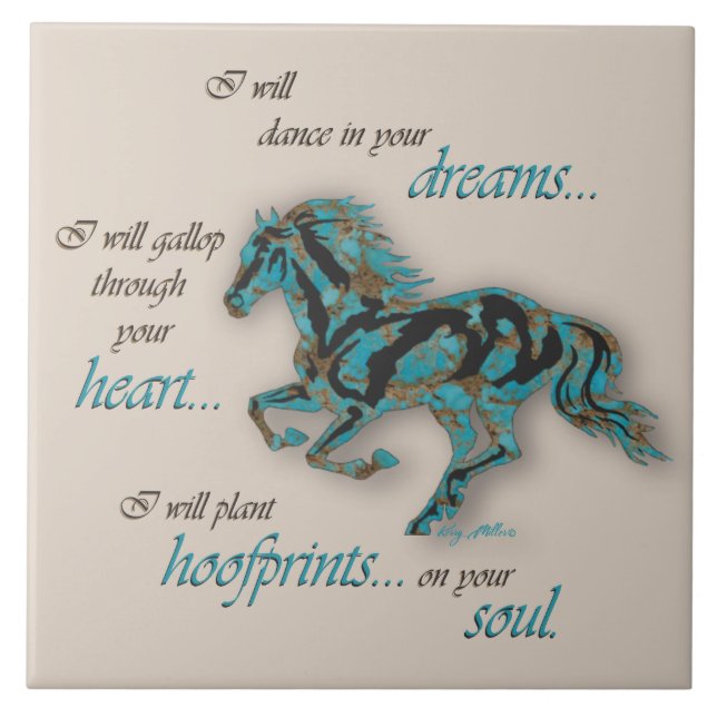 Carreau Cheval inspirant (Devant)