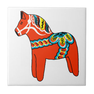 Carreau Cheval rouge de Dala