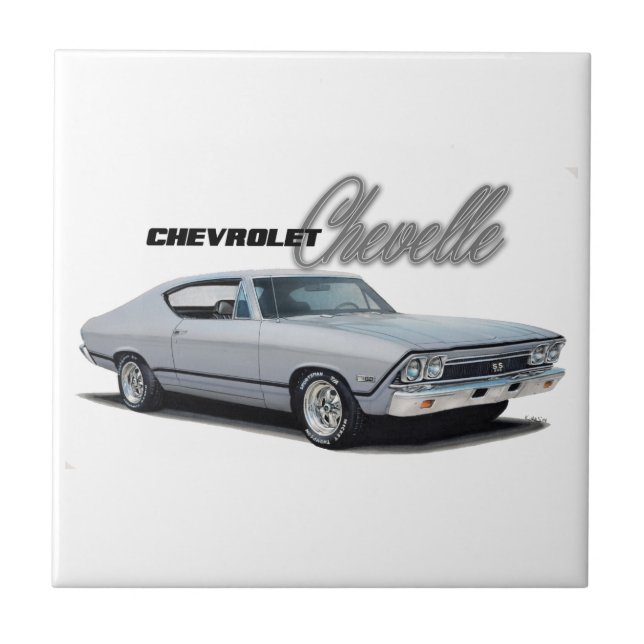 Carreau Chevrolet Chevelle solides solubles (Devant)