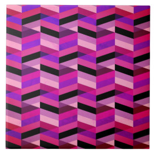 Carreau Chevron Abstrait/Herringbone   Purples et violets