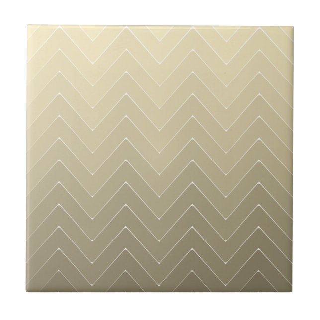 Carreau Chevron Backsplash Cappuccino Ombre Motif (Devant)
