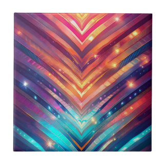 Carreau Chevron brillant numéro deux