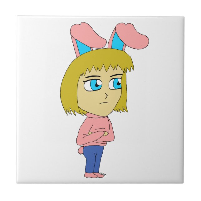 Carreau chibi bunnygirl (Devant)