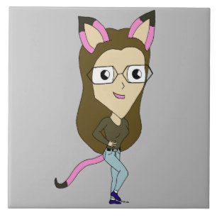 Carreau chibi catgirl