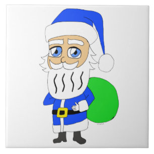 Carreau chibi Santa Claus