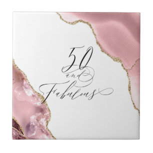 Carreau Chic 50 Fabuleux Rose Gold Parties scintillant Aga