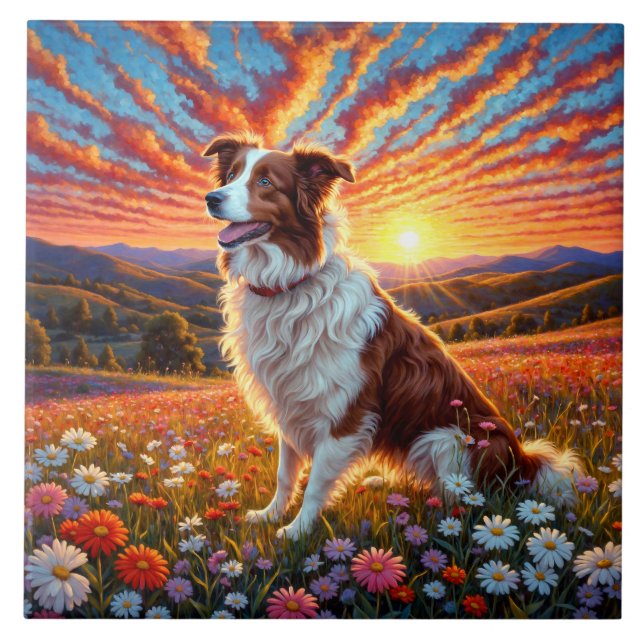 Carreau Chien Border Collie (Devant)