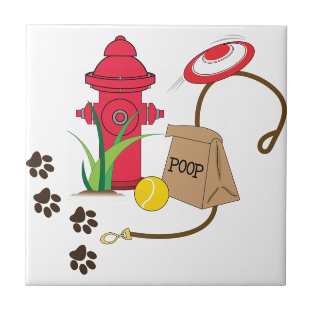 Carreau Chien de compagnie (Devant)