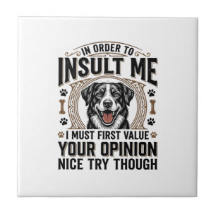 Carreau Chien drôle avis vintage t-shirt design_1