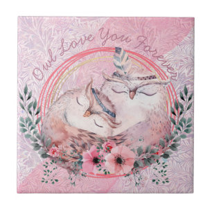 Carreau Chouettes mignonnes