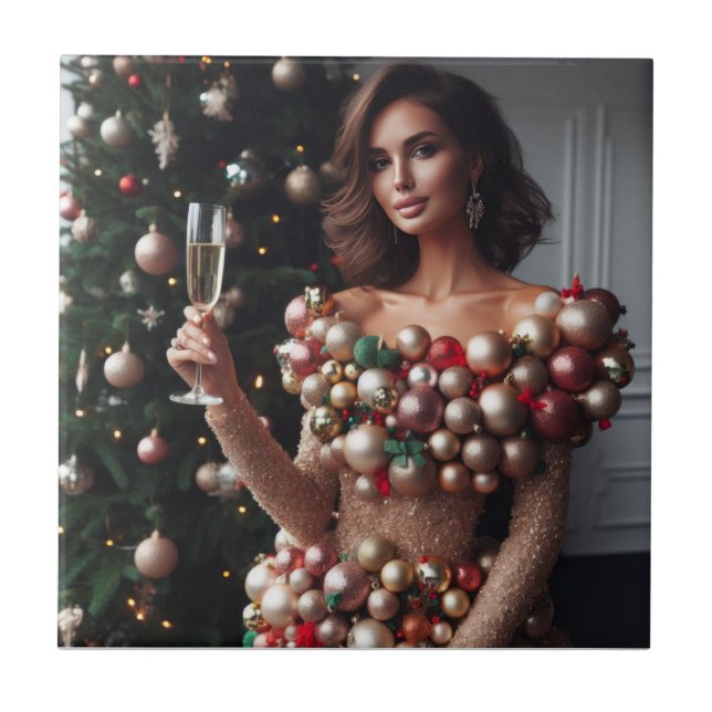 Carreau Christmas Glamour (Devant)