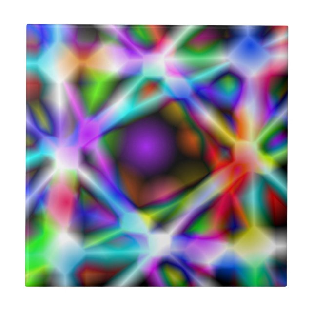 Carreau Chrome Iridescendant Cinq (Devant)