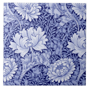 Carreau Chrysanthemum Blue, William Morris