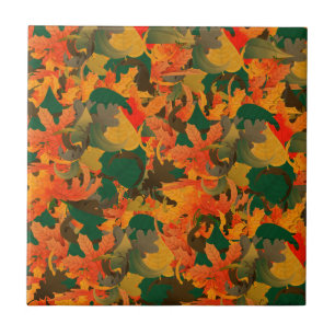 Carreau Chute du Motif Feuille pour l'automne