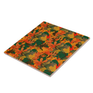Carreau Chute du Motif Feuille pour l'automne