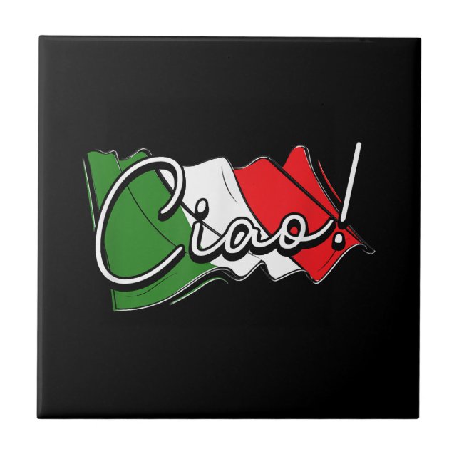Carreau Ciao ! - Scooter Venise italien et européen et La (Devant)