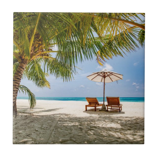 Carreau Ciel déprimé des palmiers | (Devant)