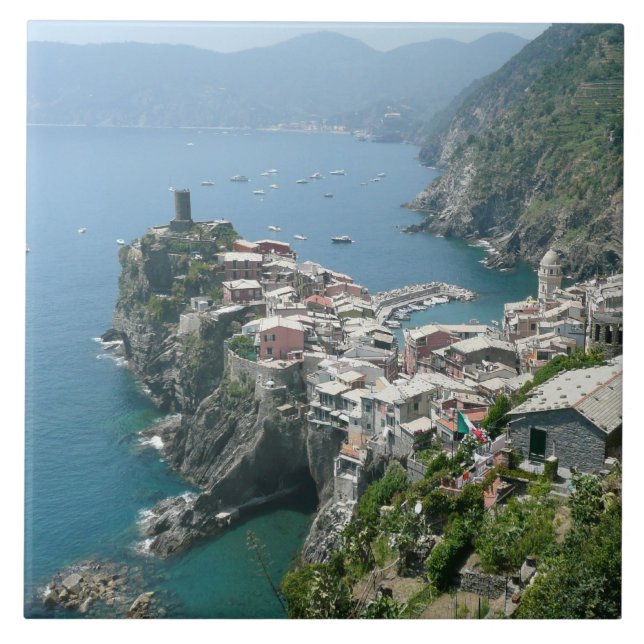 Carreau Cinque Terre, Italien la Riviera (Devant)