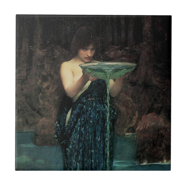 Carreau Circe Invidiosa par John William Waterhouse (Devant)
