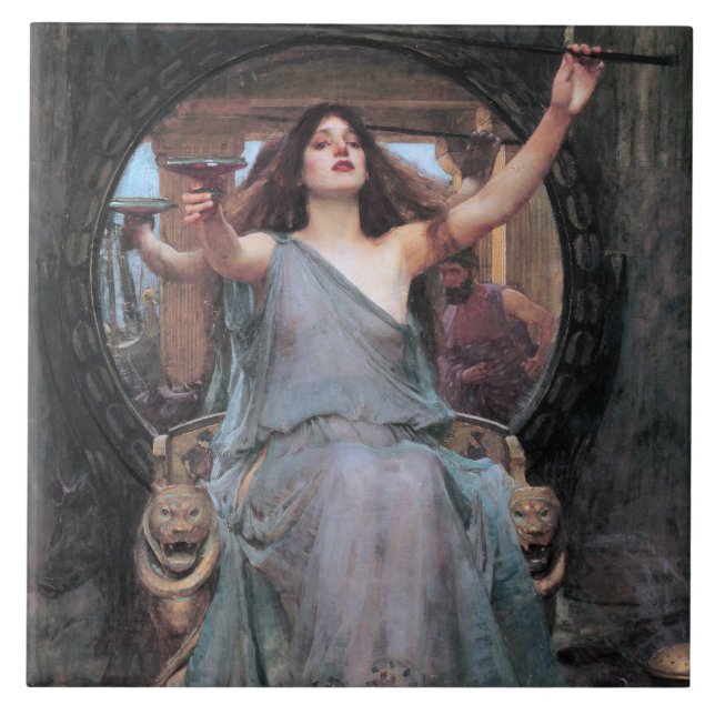 Carreau Circe Offrant la Coupe à Odysseus, Waterhouse (Devant)